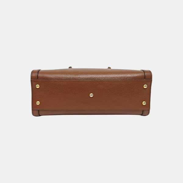 Diana Small Calfskin Brown