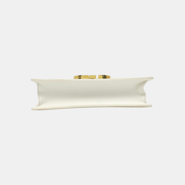 30 Montaigne Calfskin White