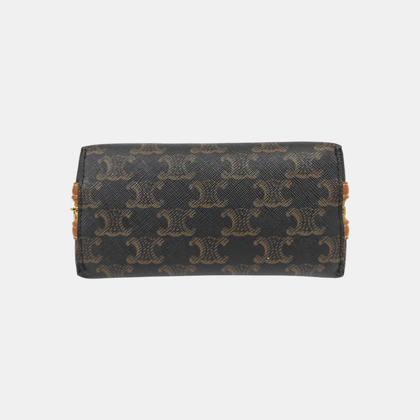 TRIOMPHE Mini Coated Canvas Brown