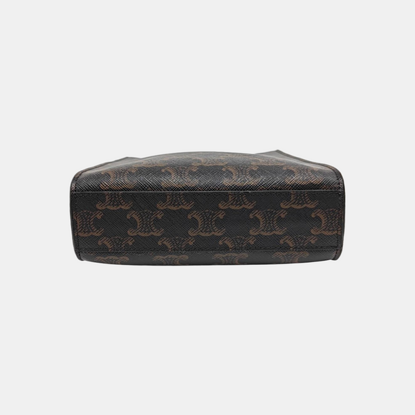 CABAS CELINE Mini Coated Canvas Brown