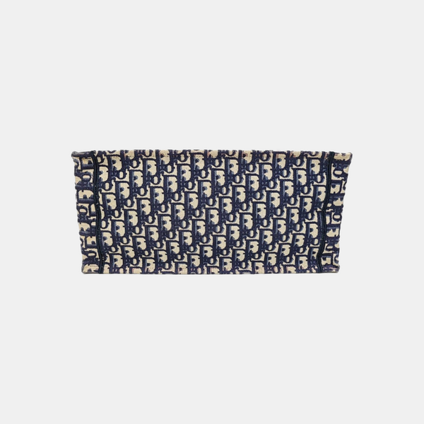 Book Tote Medium Oblique Canvas Blue