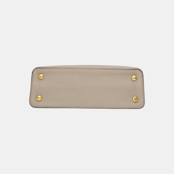 CAPUCINES MM Calfskin Gray