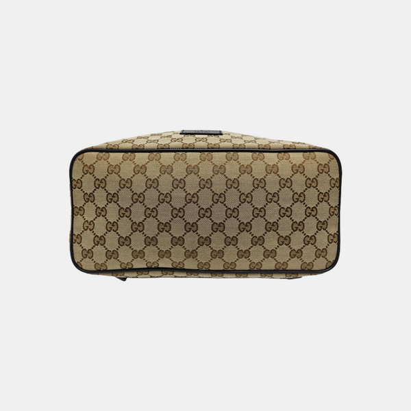 Monogram Canvas Backpack Beige