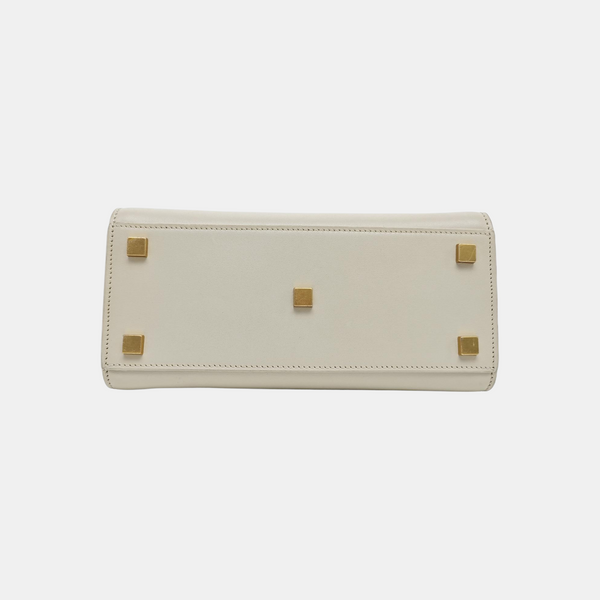 MANHATTAN Nano Calfskin White