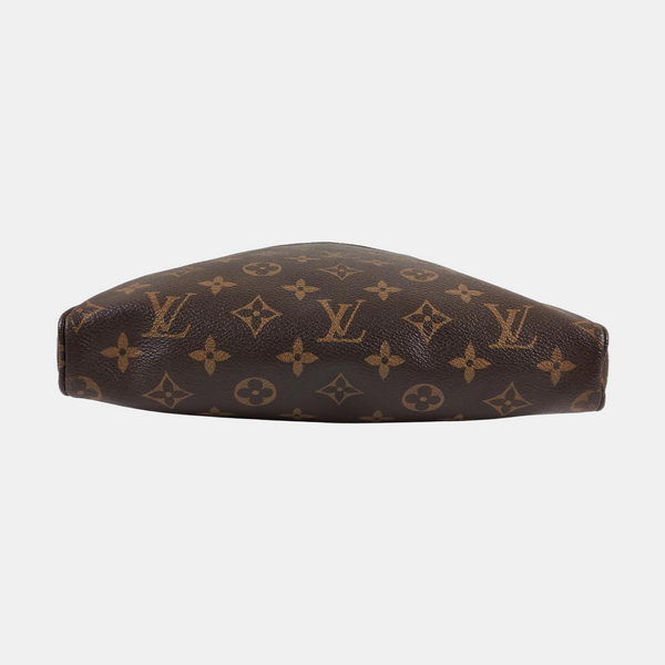 TROTTEUR Monogram Coated Canvas Brown