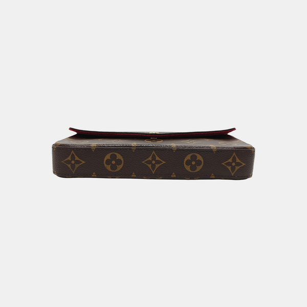FÉLICIE Monogram Coated Canvas Brown