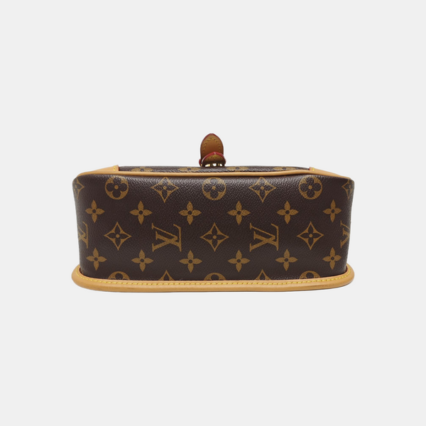 DIANE Monogram Coated Canvas Brown
