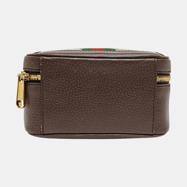 Ophidia Mini Monogram Coated Canvas Beige