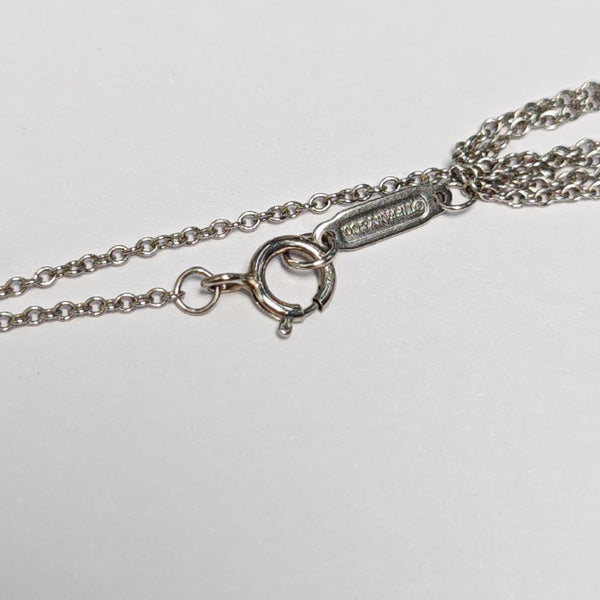 Tiffany Keys Platinum 950 Silver Necklace