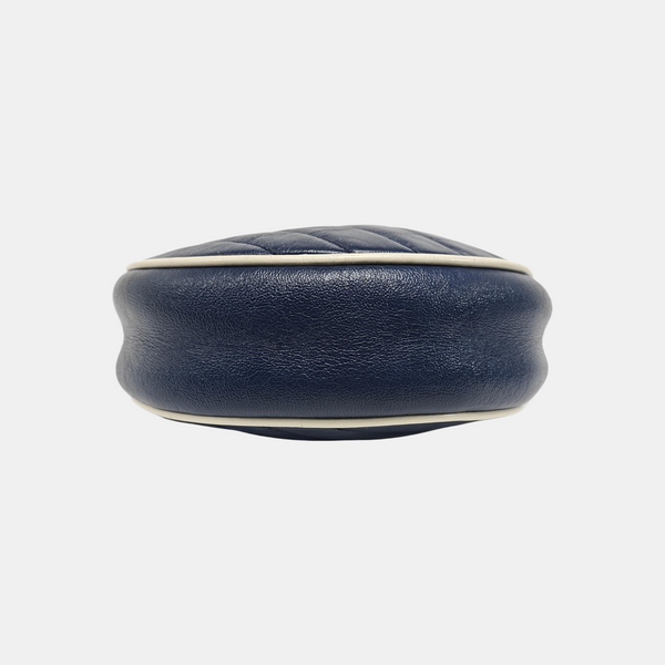 GG Marmont Mini Quilted Calfskin Blue