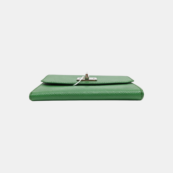 Calfskin Wallet Green