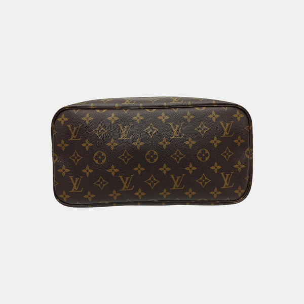 NEVERFULL MM Monogram Coated Canvas Brown
