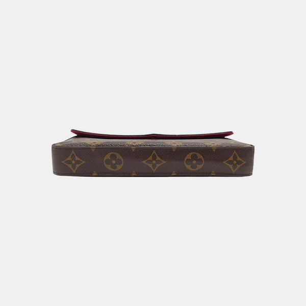 FÉLICIE Monogram Coated Canvas Brown
