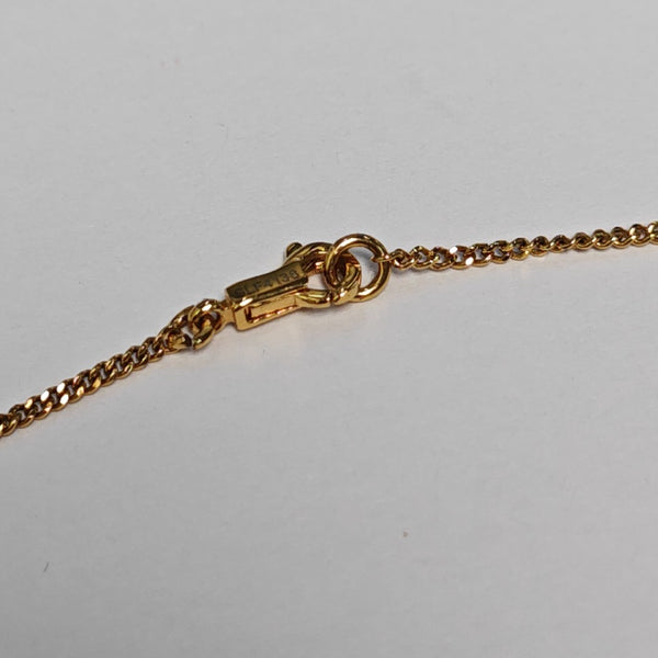 ALPHABET Brass Gold Necklace