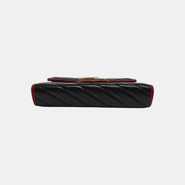 GG Marmont Mini Quilted Calfskin Black