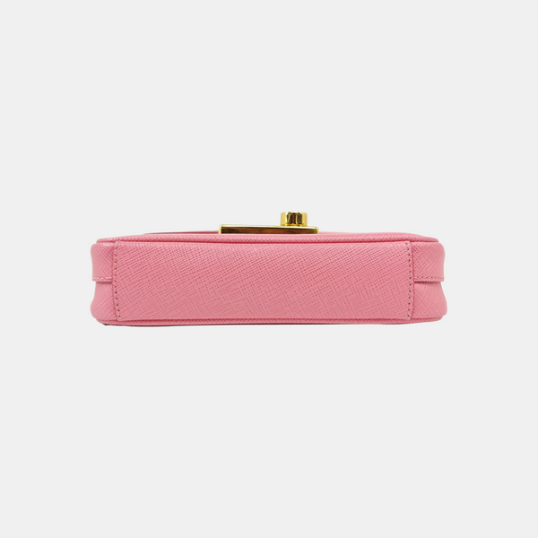 Sound Bag Saffiano Calfskin Pink
