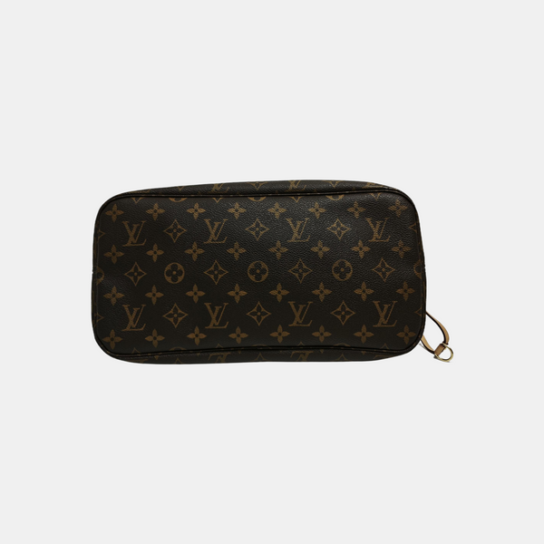 NEVERFULL MM Monogram Coated Canvas Brown
