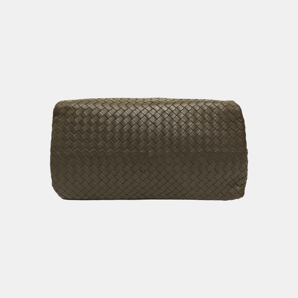 Calfskin Top Handle Bag Gray
