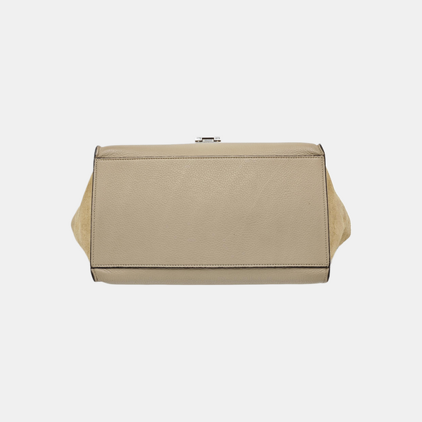 TRAPEZE Small Calfskin Beige