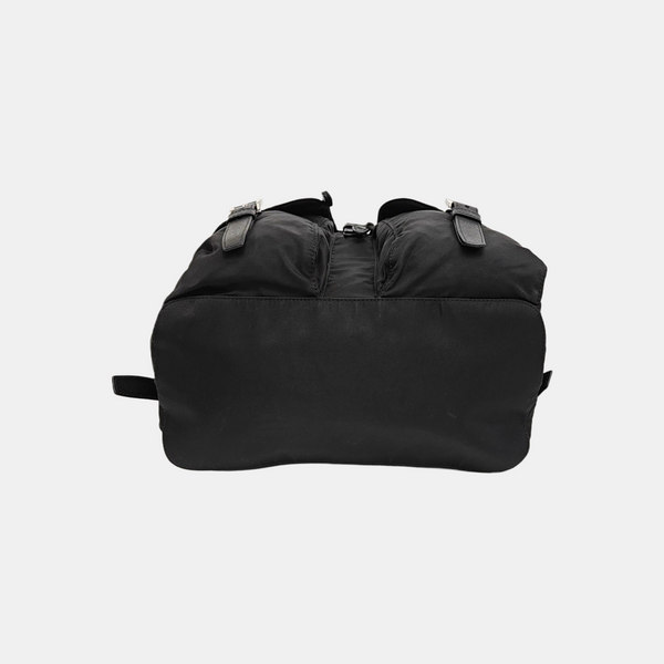 Nylon Backpack Black