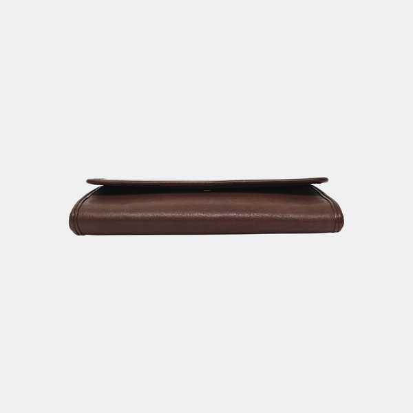 Lambskin Shoulder Bag Brown