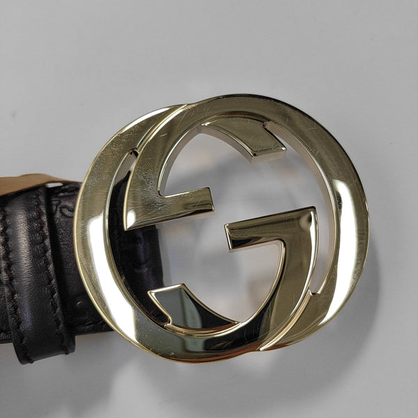 Leather Belt Purple