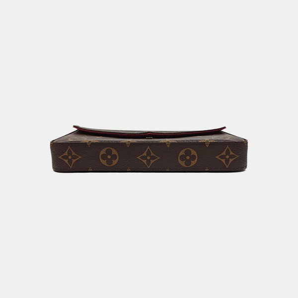FÉLICIE Monogram Coated Canvas Brown