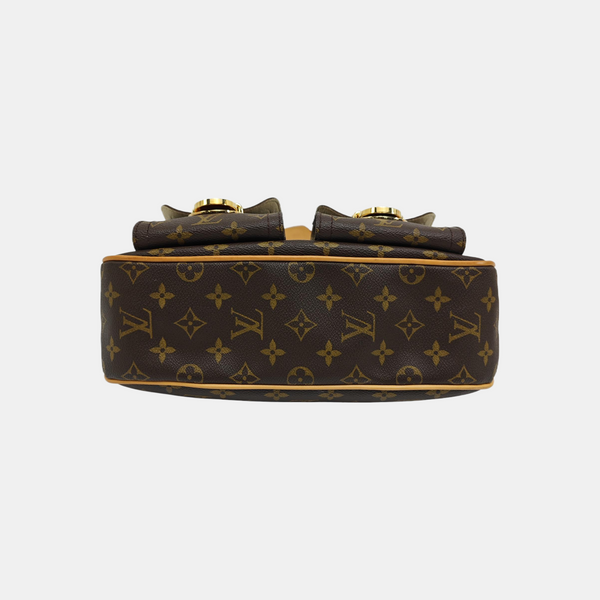 HUDSON GM Monogram Coated Canvas Brown