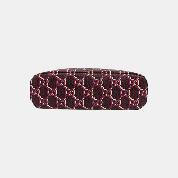 Monogram Coated Canvas Shoulder Bag Super Mini Red