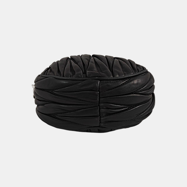 Matelassé Quilted Lambskin Black