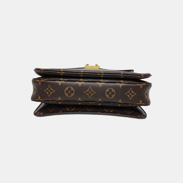 MÉTIS MM Monogram Coated Canvas Brown