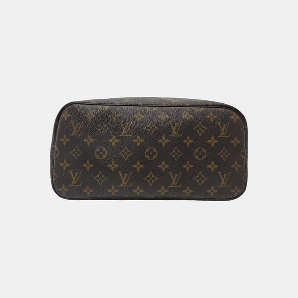 NEVERFULL MM Monogram Coated Canvas Brown