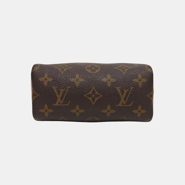 SPEEDY Nano Monogram Coated Canvas Brown