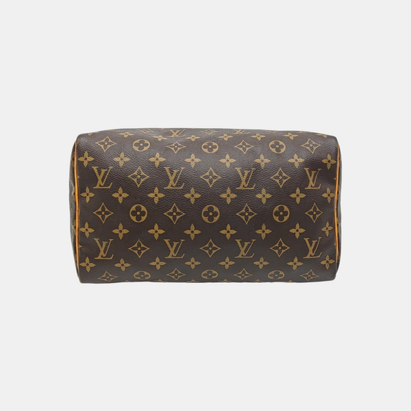 SPEEDY 30 Monogram Coated Canvas Brown