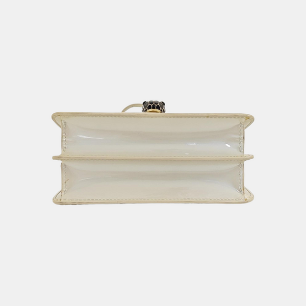 SERPENTI FOREVER Small Calfskin White