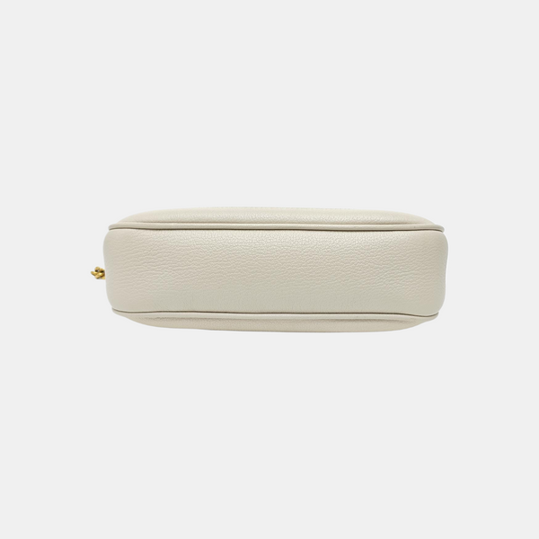 Aphrodite Small Calfskin White