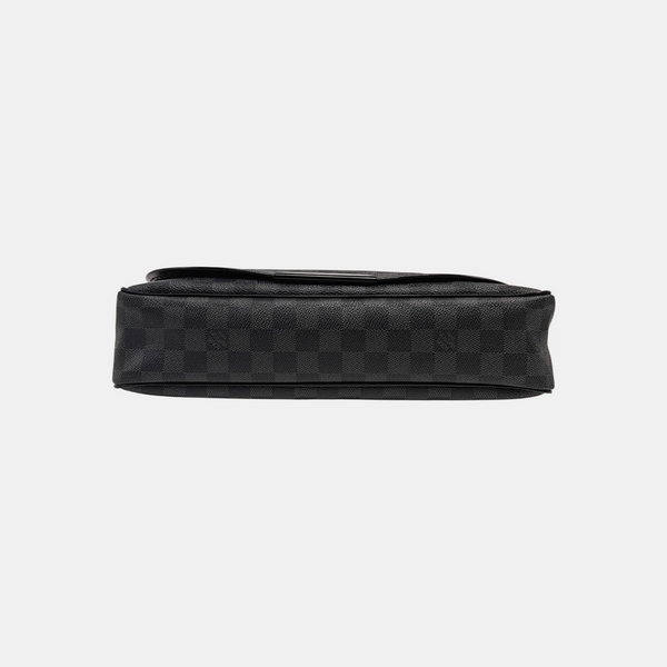 DANIEL Damier Graphite Coated Canvas Gray