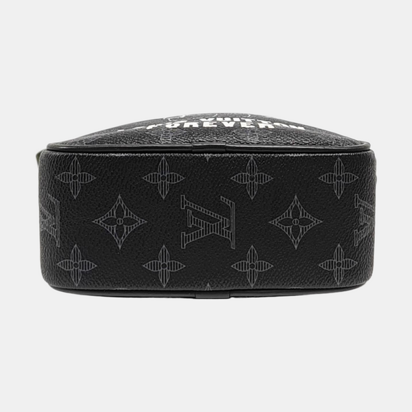 DANUBE PM Monogram Coated Canvas Black