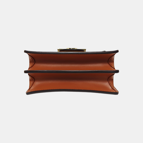 DAUPHINE Mini Monogram Coated Canvas Brown