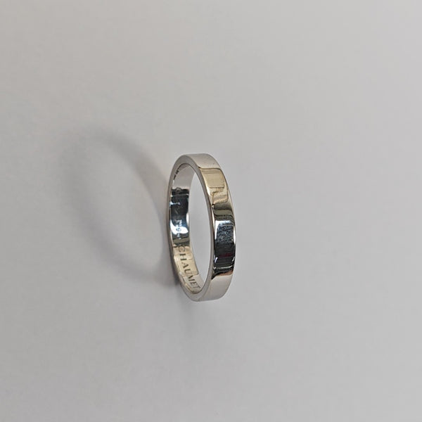 Liens Évidence Platinum 950 Silver Ring EU 52