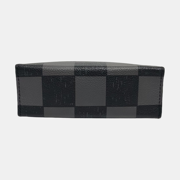 SAC PLAT Extra Small Damier Graphite Calfskin Gray