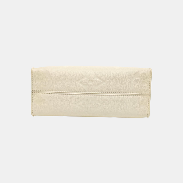 ONTHEGO PM Monogram Calfskin Beige