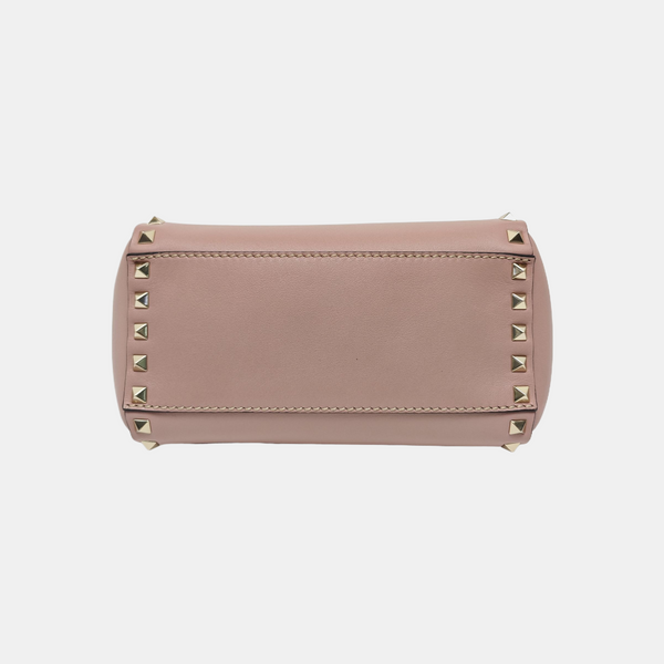 Rockstud Calfskin Pink