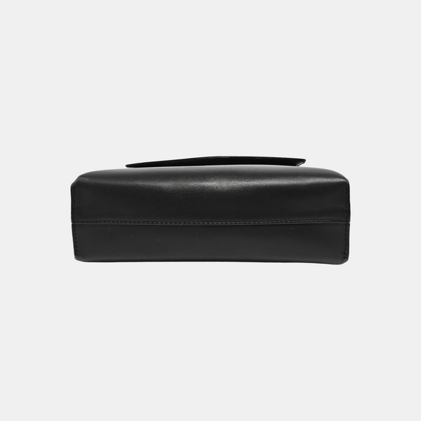 Leather Shoulder Bag Black