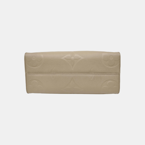 ONTHEGO MM Monogram Calfskin Gray