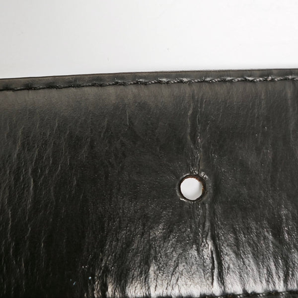Coated Canvas Belt Black