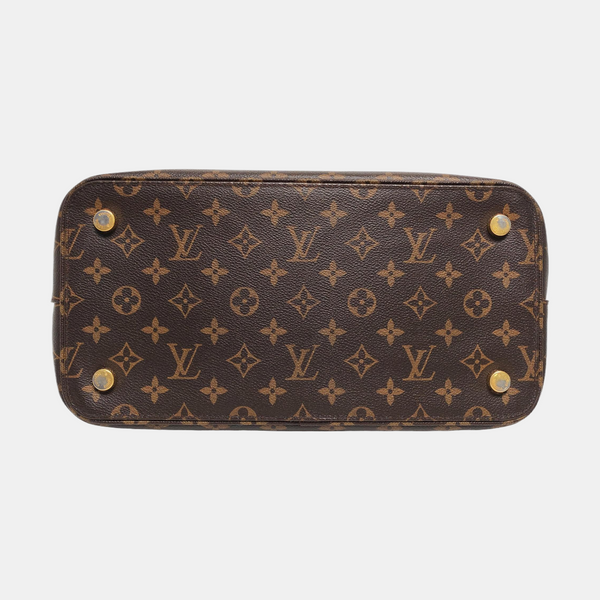 LOCKIT MM Monogram Coated Canvas Brown