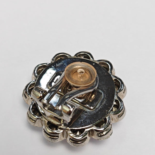 Metal Silver Clip On Earrings