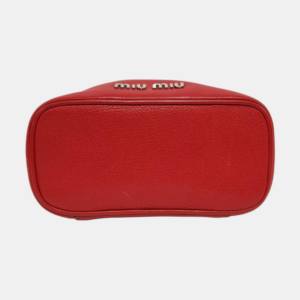 Calfskin Shoulder Bag Red