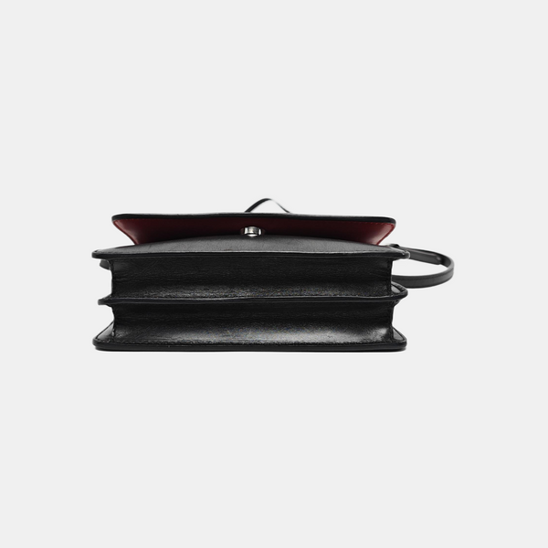 Calfskin Shoulder Bag Black